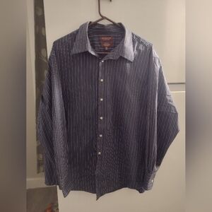 Covington Blue Dress Shirt Classic Style Size XXL...